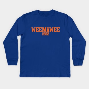 Weemawee 1982 Kids Long Sleeve T-Shirt